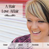 A Hair Love Affair Website Concept
